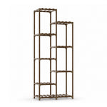 Bamworld 9-Tier Tall Wooden Plant Stand