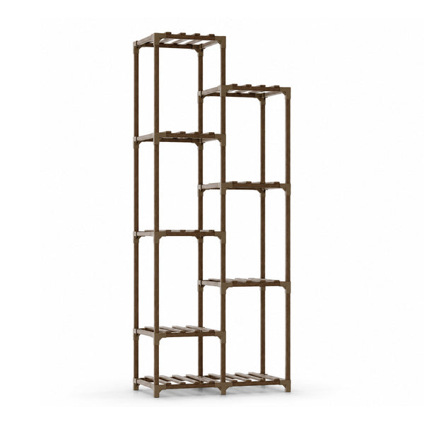 Bamworld 9-Tier Tall Wooden Plant Stand