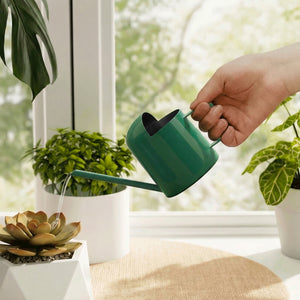 Bamworld 10oz Mini Deep Green Stainless Steel Watering Can