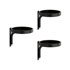 Bamworld Heavy-Duty Metal Wall Mounted Plant Shelves - 3-Pack