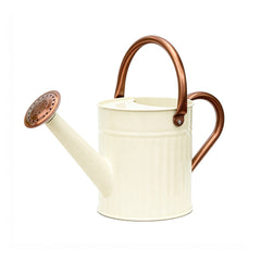 Bamworld 1/2 Gallon Vintage Metal Watering Can - Creamy White