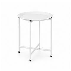Bamworld 16.5" Round Metal Plant Stand with Removable Tray