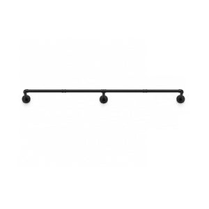 Bamworld 70.8" Industrial Metal Hanging Plant Bar with 6 Chains