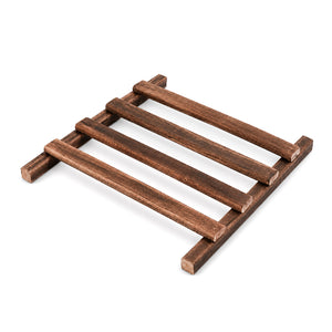 Bamworld DIY Medium Wooden Slatted Shelves - Modular Partition Platforms