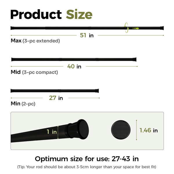 Bamworld 27"-51" Adjustable Window Plant Hanger