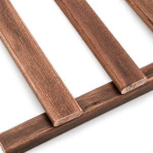 Bamworld DIY Medium Wooden Slatted Shelves - Modular Partition Platforms