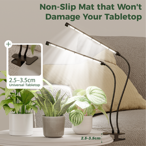 Bamworld Smart Flexible Clamp LED Grow Light with Integrated Timer