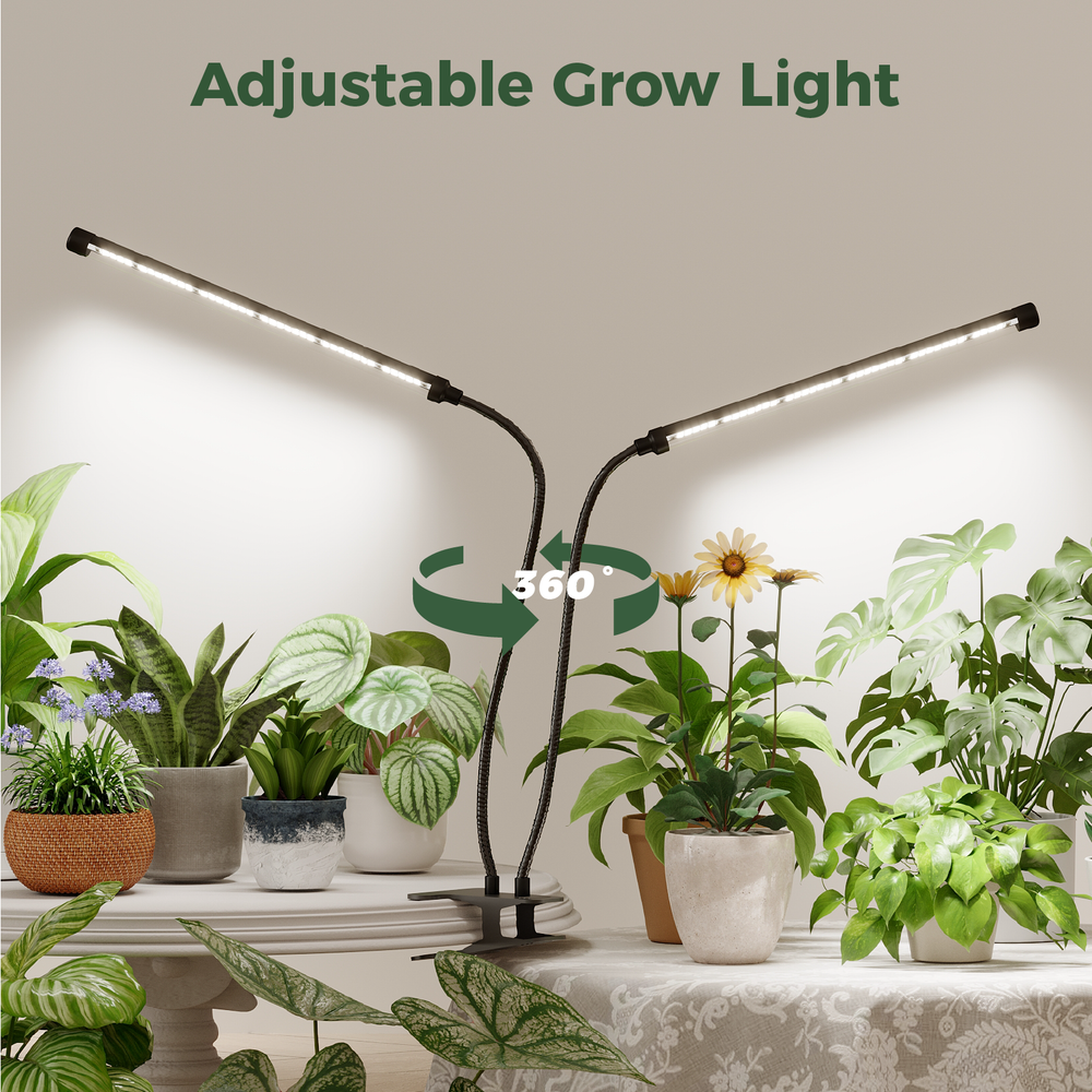 Bamworld Smart Flexible Clamp LED Grow Light with Integrated Timer