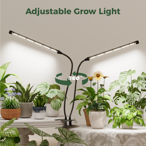 Bamworld Smart Flexible Clamp LED Grow Light with Integrated Timer