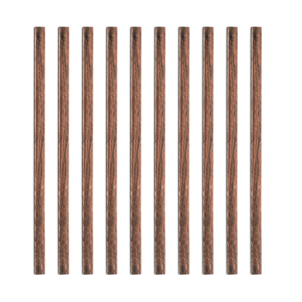 Bamworld DIY Short Upright Wooden Sticks - 10-Piece Pack