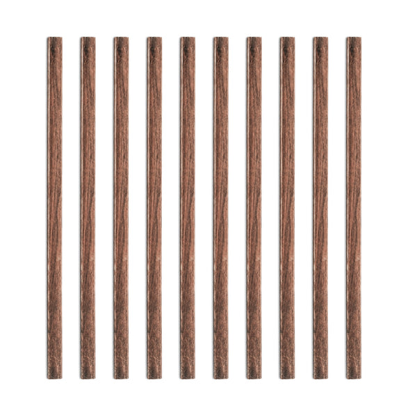 Bamworld DIY Short Upright Wooden Sticks - 10-Piece Pack