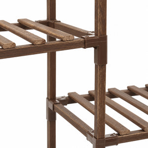 Bamworld DIY Large Wooden Slatted Shelves - 2-Piece Pack