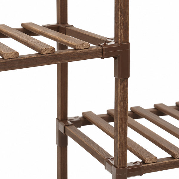 Bamworld DIY Large Wooden Slatted Shelves - 2-Piece Pack