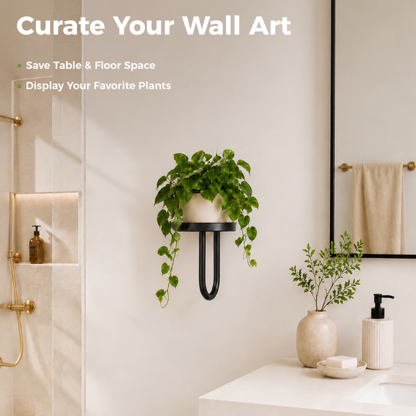 Vertical Plant Wall - 4-Tier Corner Stand & Wall Planter Bundle