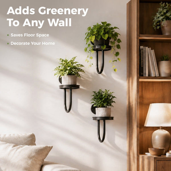 Vertical Plant Wall - 4-Tier Corner Stand & Wall Planter Bundle